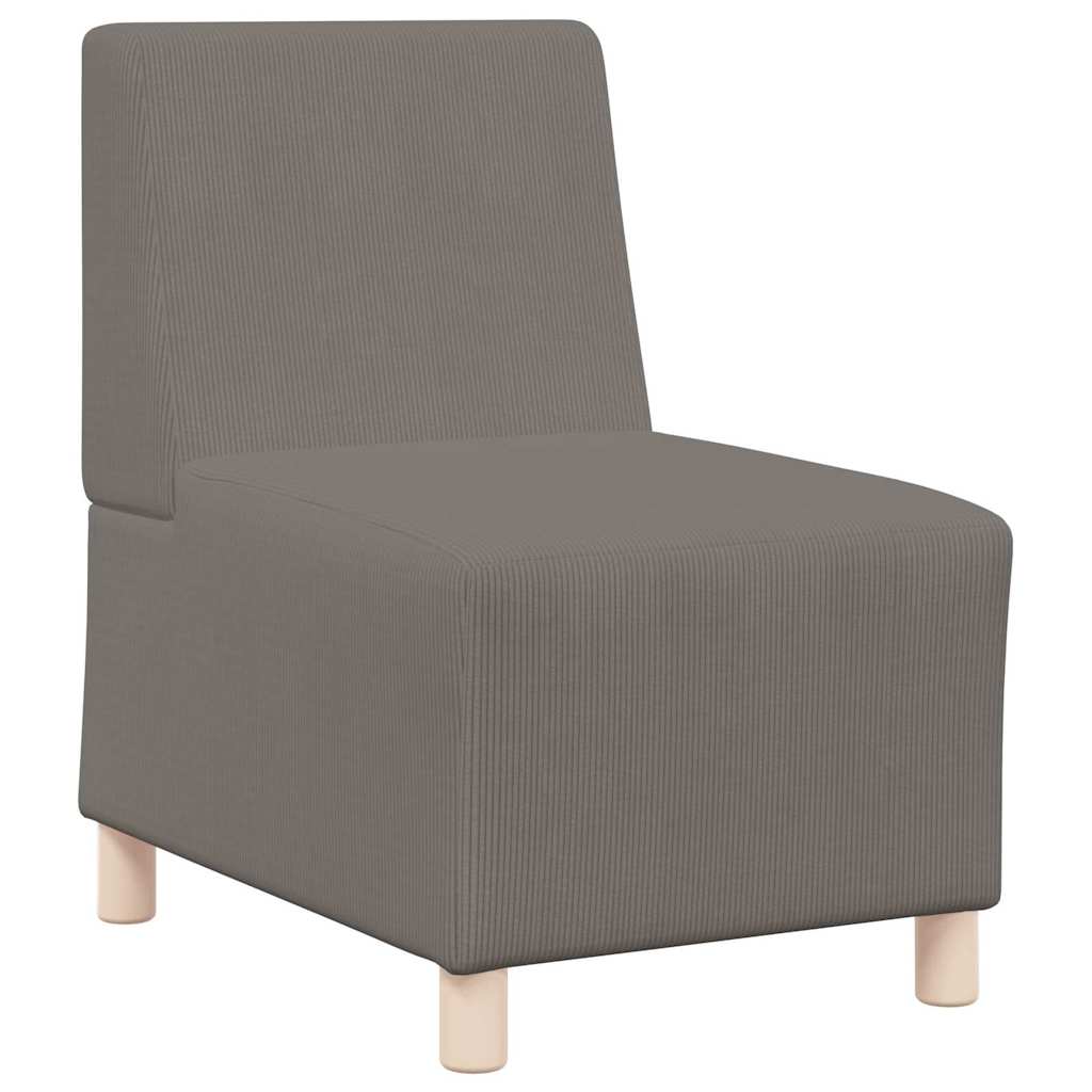 Modulaire Bankeenheid Armlos 3 pcs Lichtgrijs 55 x 74 x 82 cm is nu te koop bij PeponiXL, paradijselijk wonen!