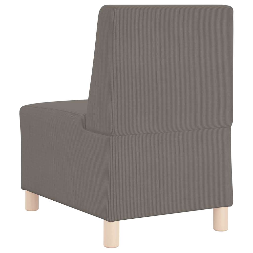 Modulaire Bankeenheid Armlos 3 pcs Lichtgrijs 55 x 74 x 82 cm is nu te koop bij PeponiXL, paradijselijk wonen!
