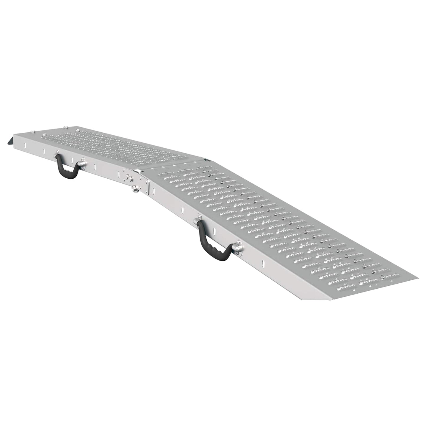 Opvouwbare oprijplaat 200kg per oprijplaat 2 pcs Zilver is nu te koop bij PeponiXL, paradijselijk wonen!