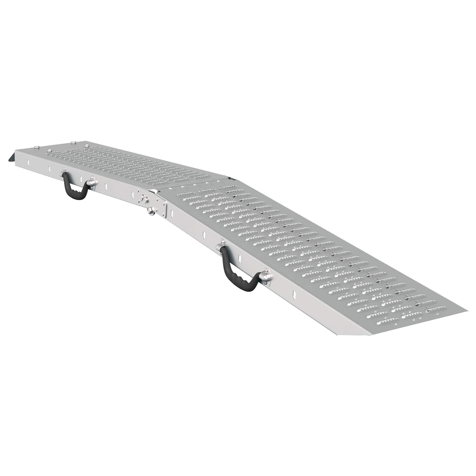 Opvouwbare oprijplaat 200kg per oprijplaat 2 pcs Zilver is nu te koop bij PeponiXL, paradijselijk wonen!