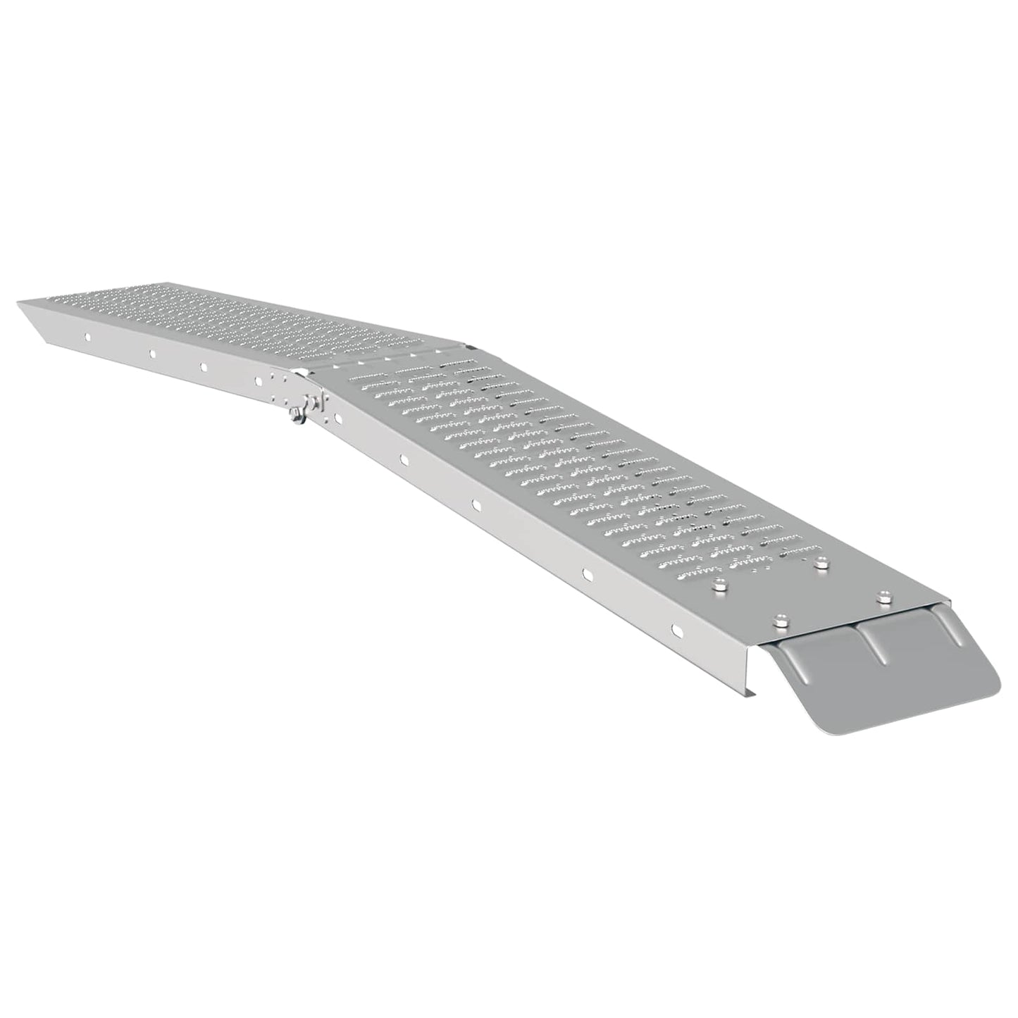 Opvouwbare oprijplaat 200kg per oprijplaat 2 pcs Zilver is nu te koop bij PeponiXL, paradijselijk wonen!