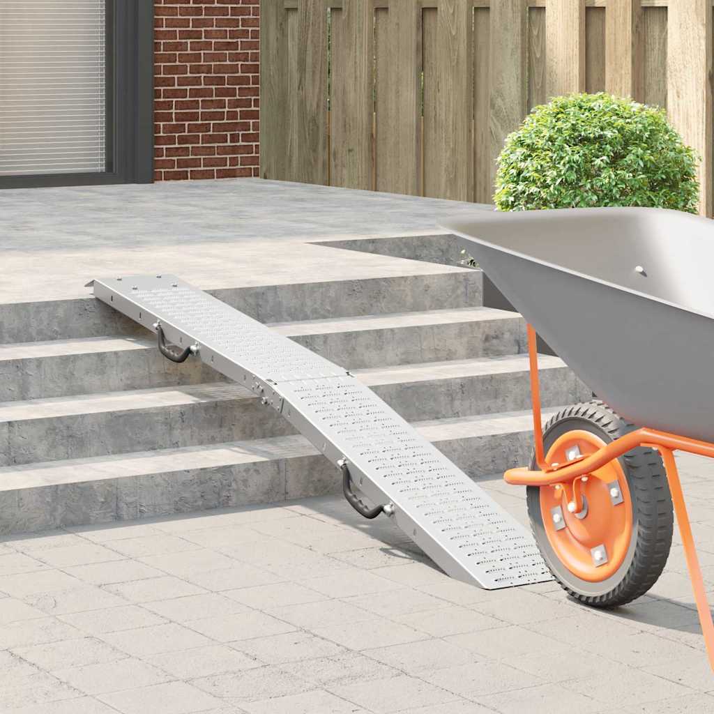 Opvouwbare oprijplaat 200kg per oprijplaat Zilver is nu te koop bij PeponiXL, paradijselijk wonen!