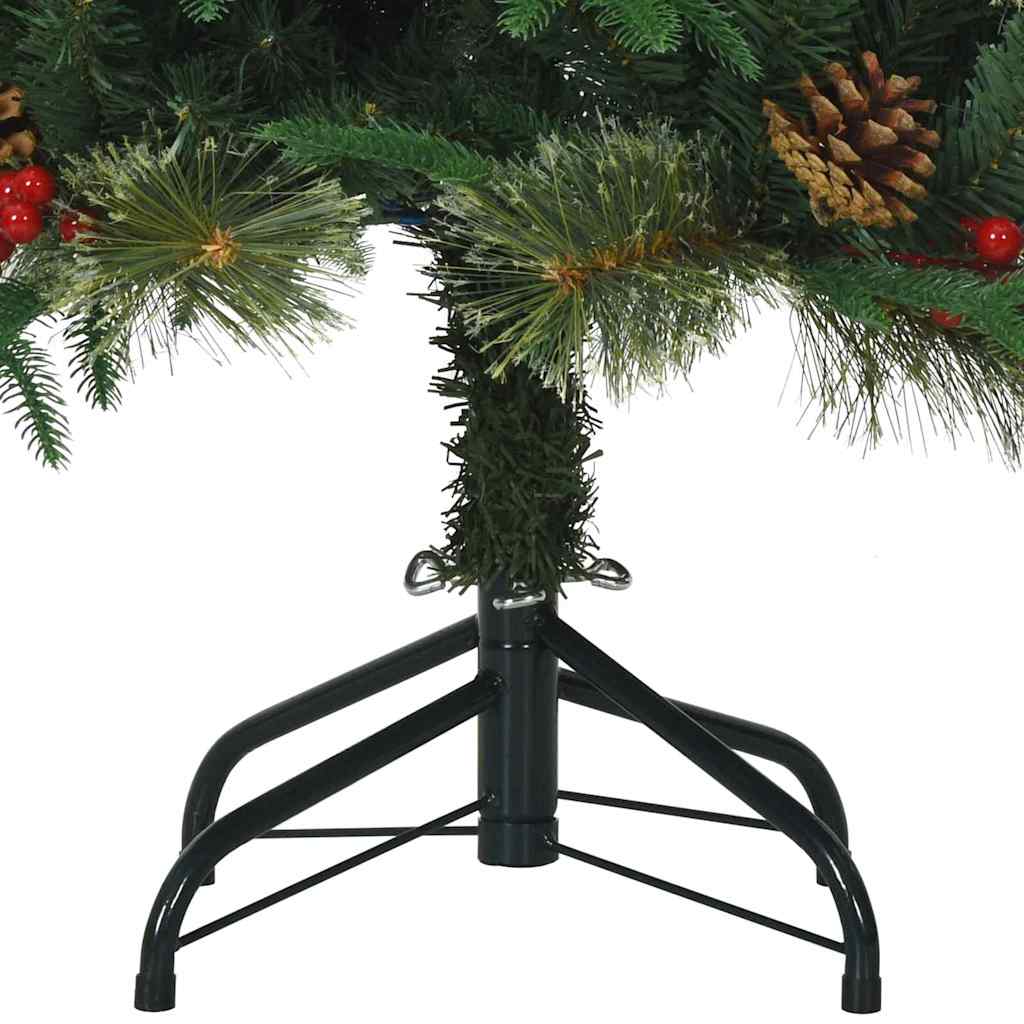 Kunstmatige Inklapbare Kerstboom Groen 120 cm PVC, PE en Staal is nu te koop bij PeponiXL, paradijselijk wonen!