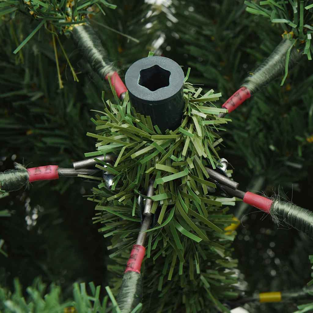 Kunstmatige Inklapbare Kerstboom Groen 180 cm PVC, PE en Staal is nu te koop bij PeponiXL, paradijselijk wonen!