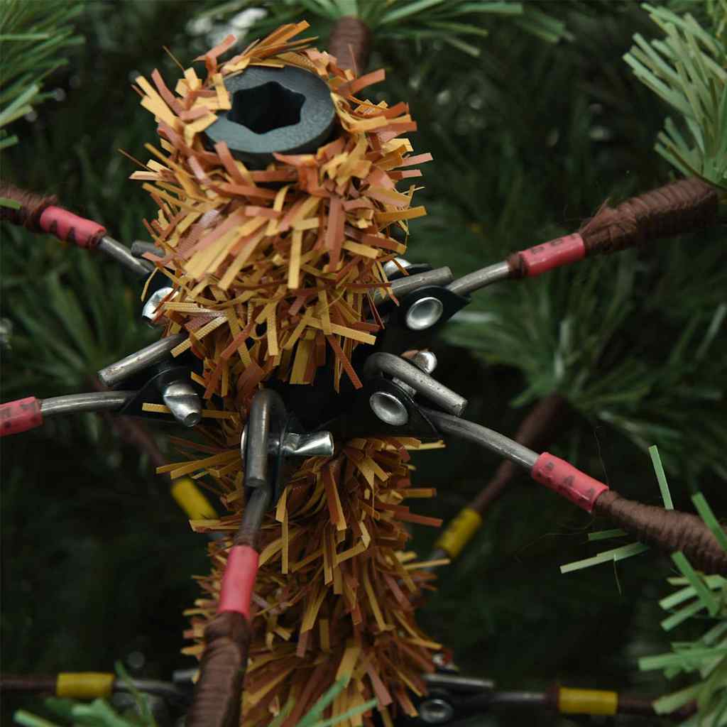 Kunstmatige Inklapbare Kerstboom Groen 180 cm PVC, PE en staal is nu te koop bij PeponiXL, paradijselijk wonen!