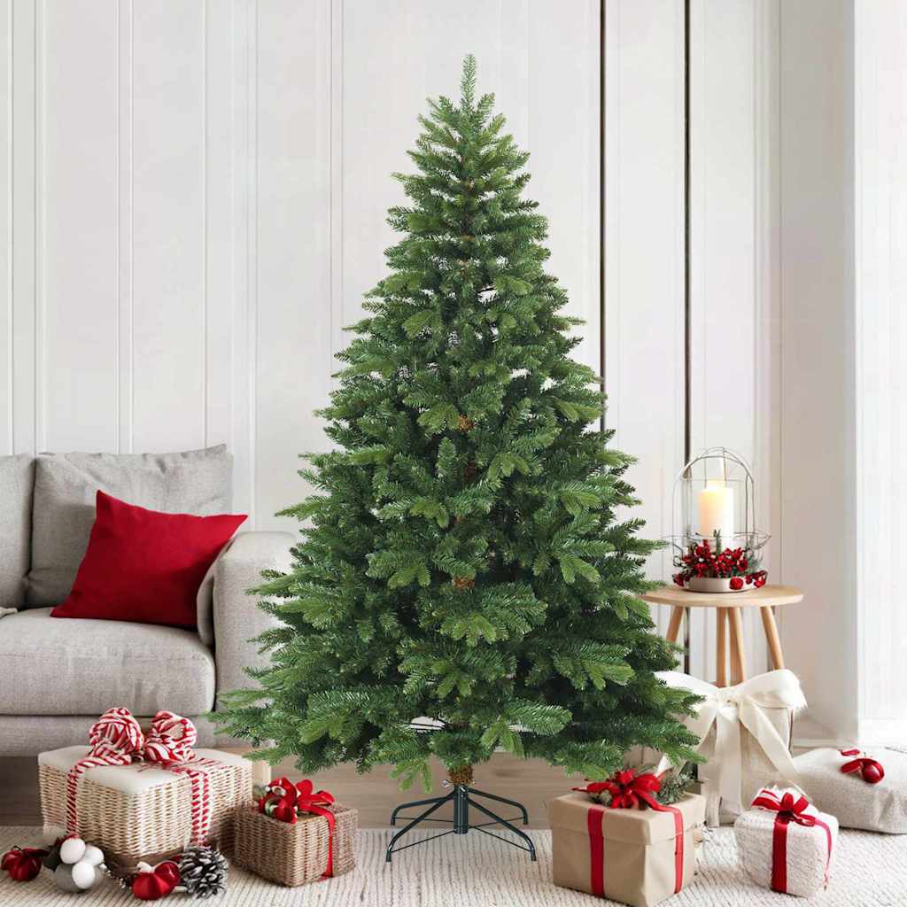 Kunstmatige Inklapbare Kerstboom Groen 180 cm PVC, PE en staal is nu te koop bij PeponiXL, paradijselijk wonen!