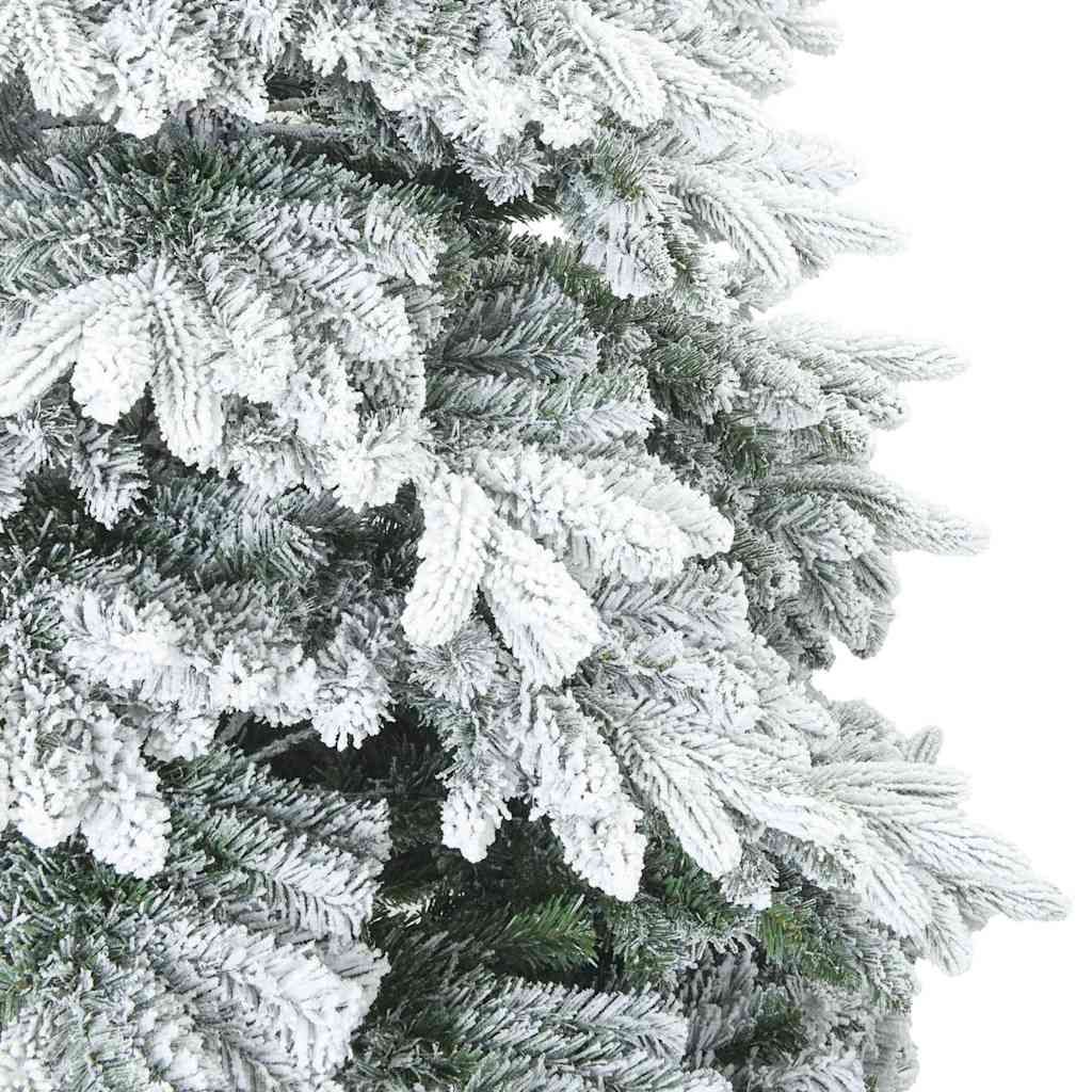Kunst Kerstboom met Geveerde Takken, Sneeuw Bedekt Wit 120 cm is nu te koop bij PeponiXL, paradijselijk wonen!