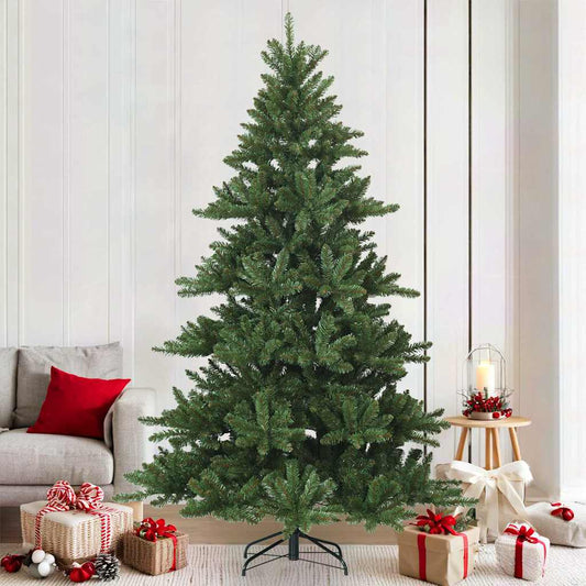 Kunstmatige Inklapbare Kerstboom Groen 210 cm PVC, staal is nu te koop bij PeponiXL, paradijselijk wonen!