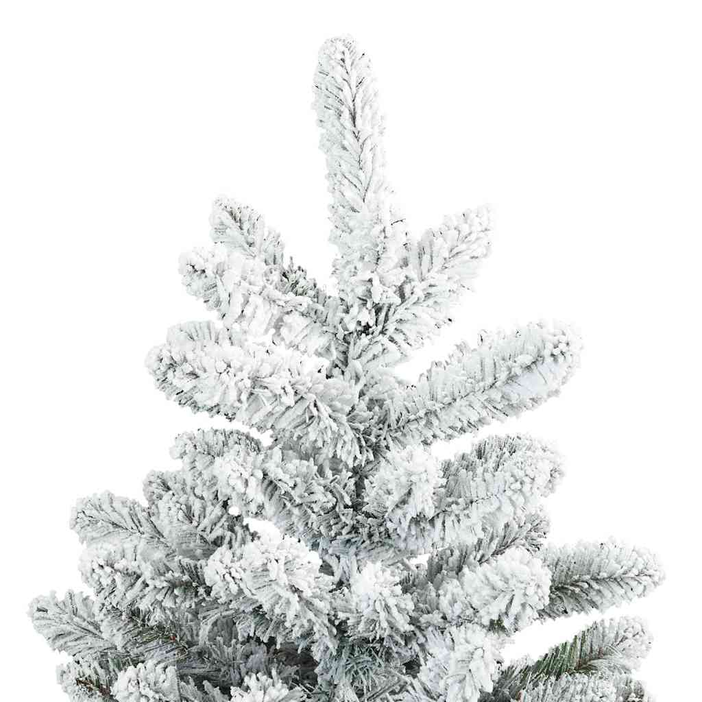 Kunst Kerstboom met Geveerde Takken, Sneeuw Bedekt Wit 150 cm is nu te koop bij PeponiXL, paradijselijk wonen!