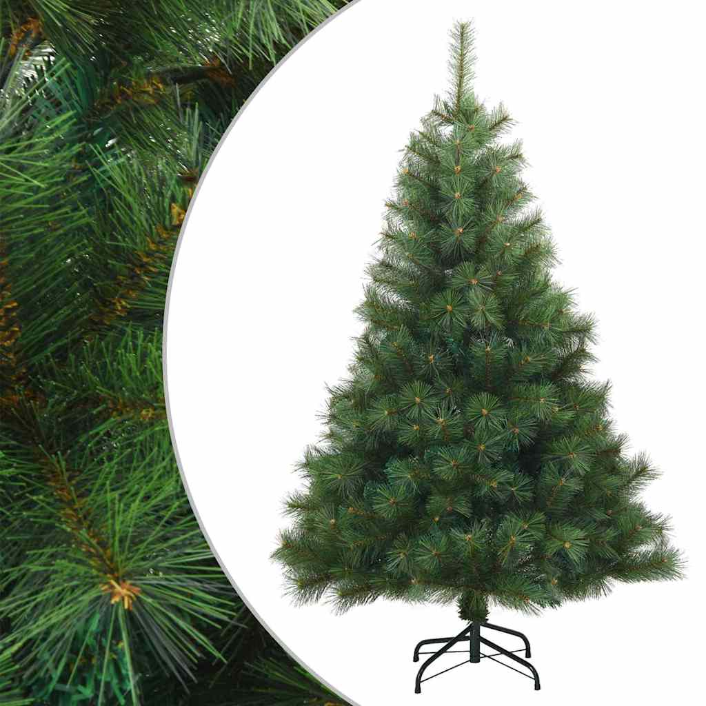 Kunstmatige Inklapbare Kerstboom Groen 150 cm PVC, staal is nu te koop bij PeponiXL, paradijselijk wonen!