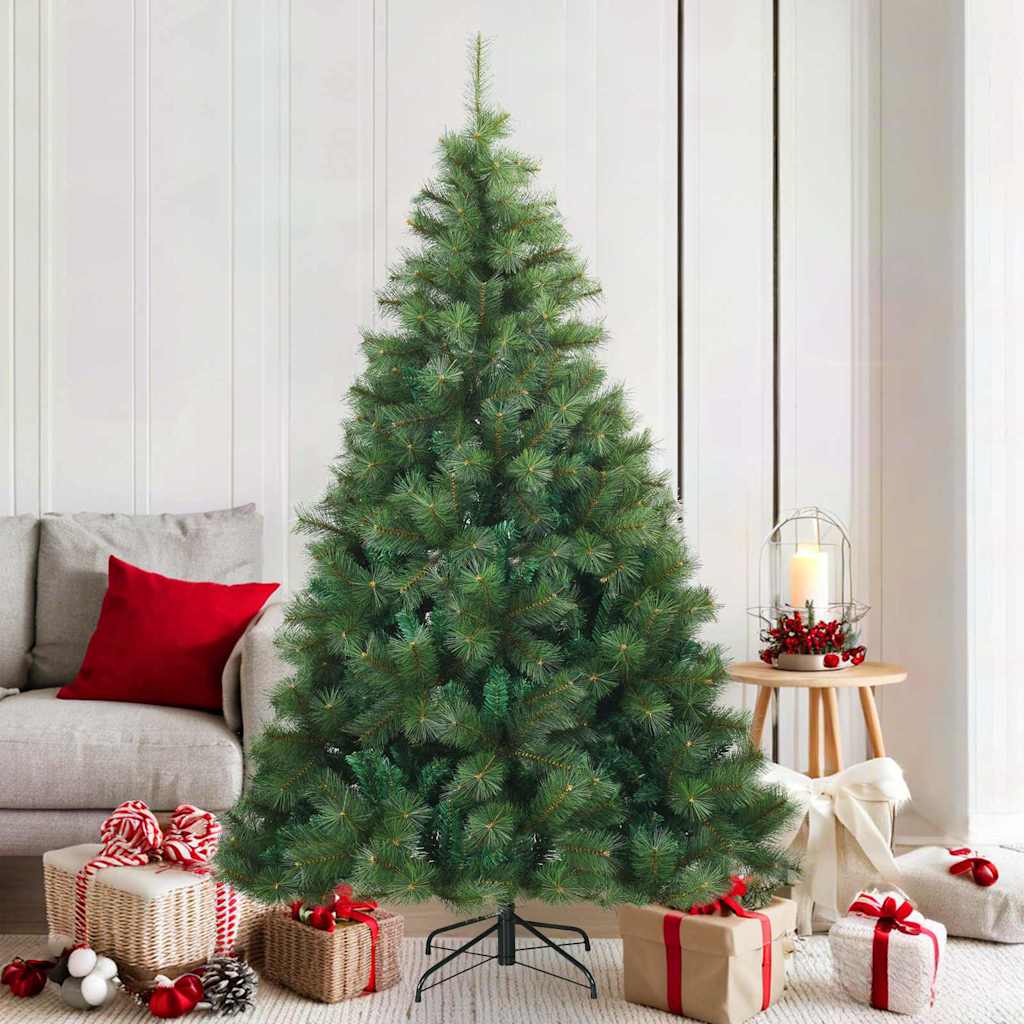 Kunstmatige Inklapbare Kerstboom Groen 180 cm PVC, staal is nu te koop bij PeponiXL, paradijselijk wonen!