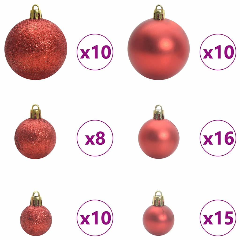 Kunstmatig Voorverlicht Kerstboom met 300 LED Zwart 180 cm PVC is nu te koop bij PeponiXL, paradijselijk wonen!