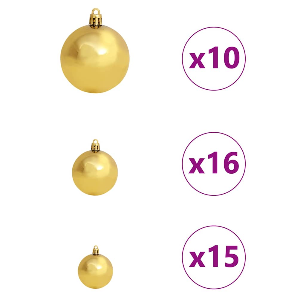 Hoek Kunstkerstboom met 300 LED Groen 180 cm PVC en Metaal