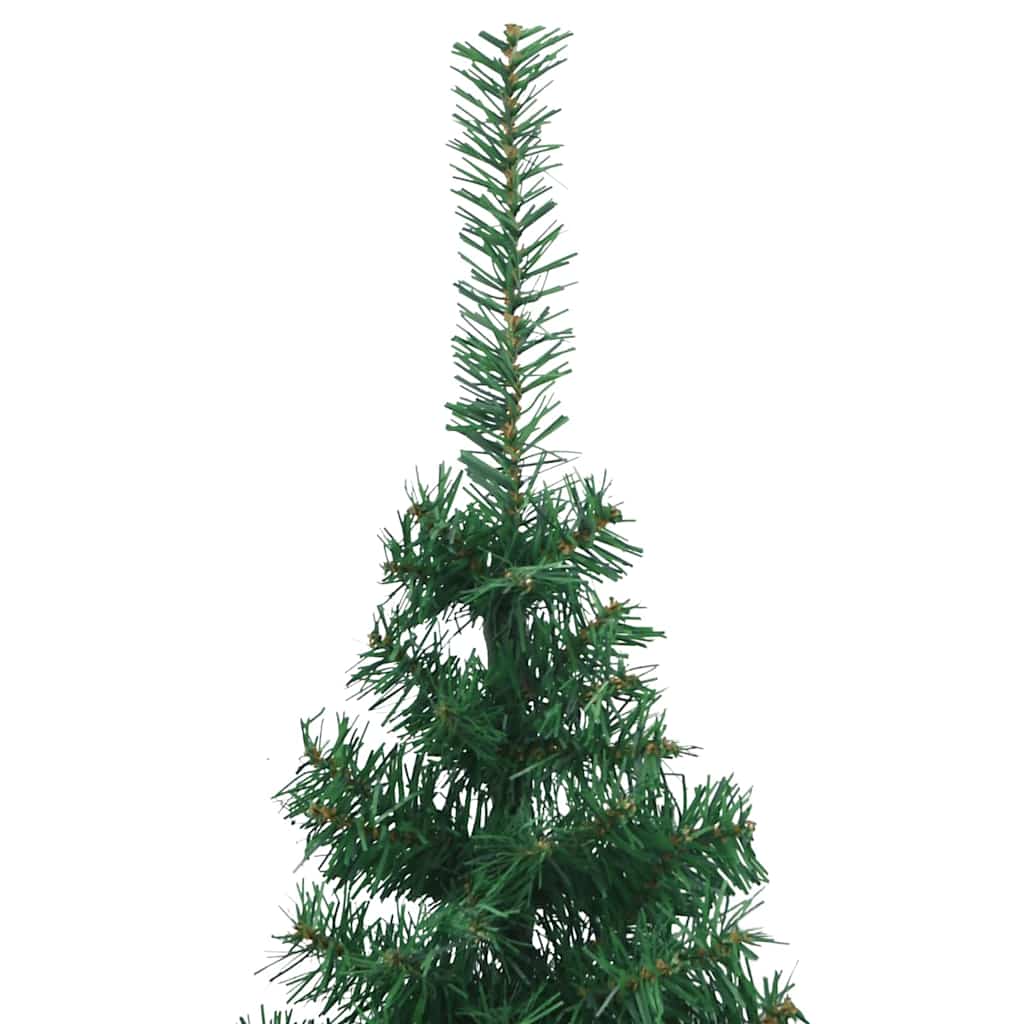 Hoek Kunstkerstboom met 300 LED Groen 240 cm PVC en Metaal is nu te koop bij PeponiXL, paradijselijk wonen!