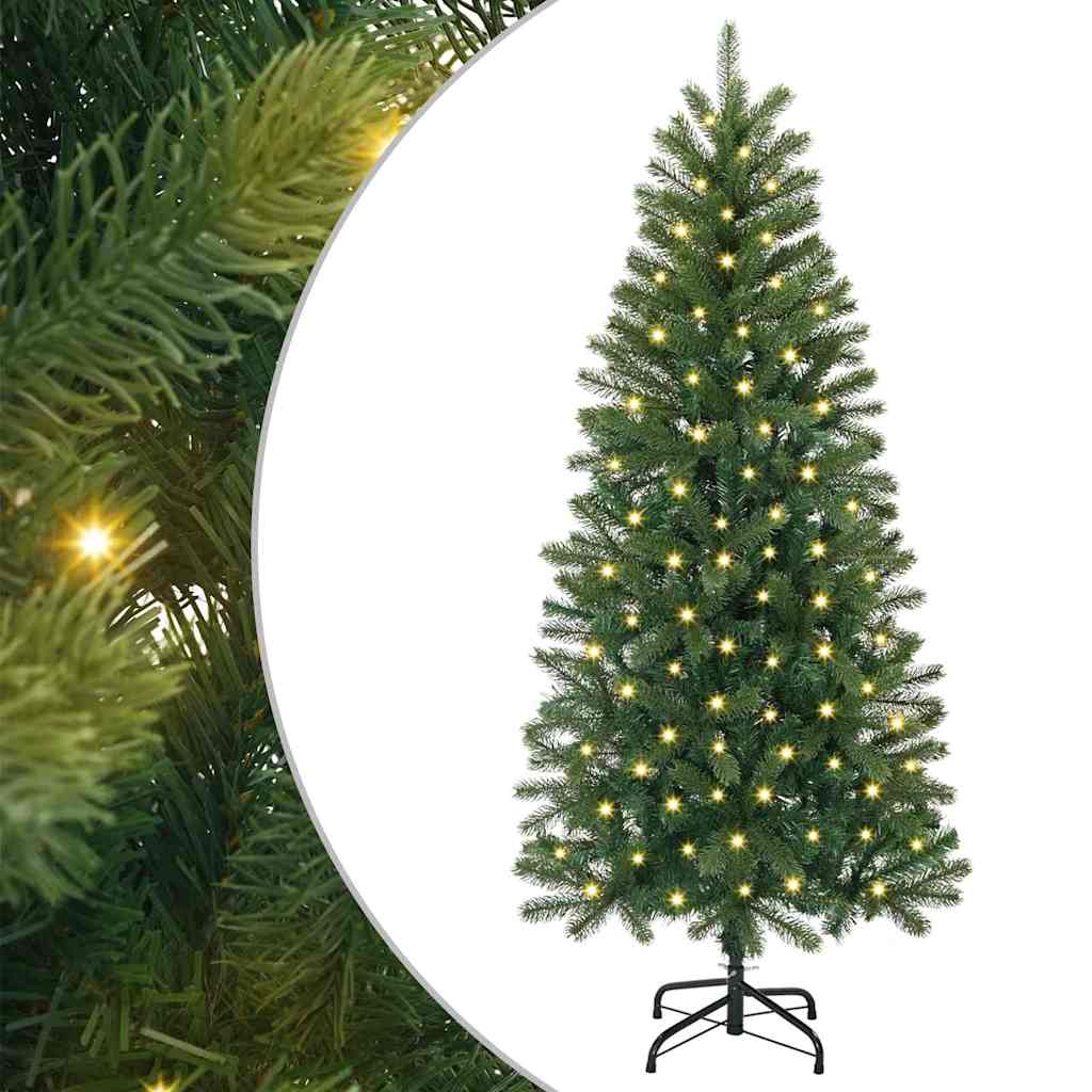 Kunstkerstboom met 150 LED met standaard Groen 120 cm PE en PVC is nu te koop bij PeponiXL, paradijselijk wonen!