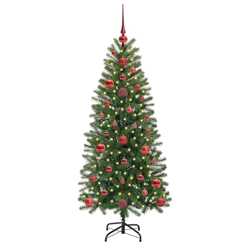 Kunstkerstboom met 150 LED met standaard Groen 120 cm PE en PVC is nu te koop bij PeponiXL, paradijselijk wonen!