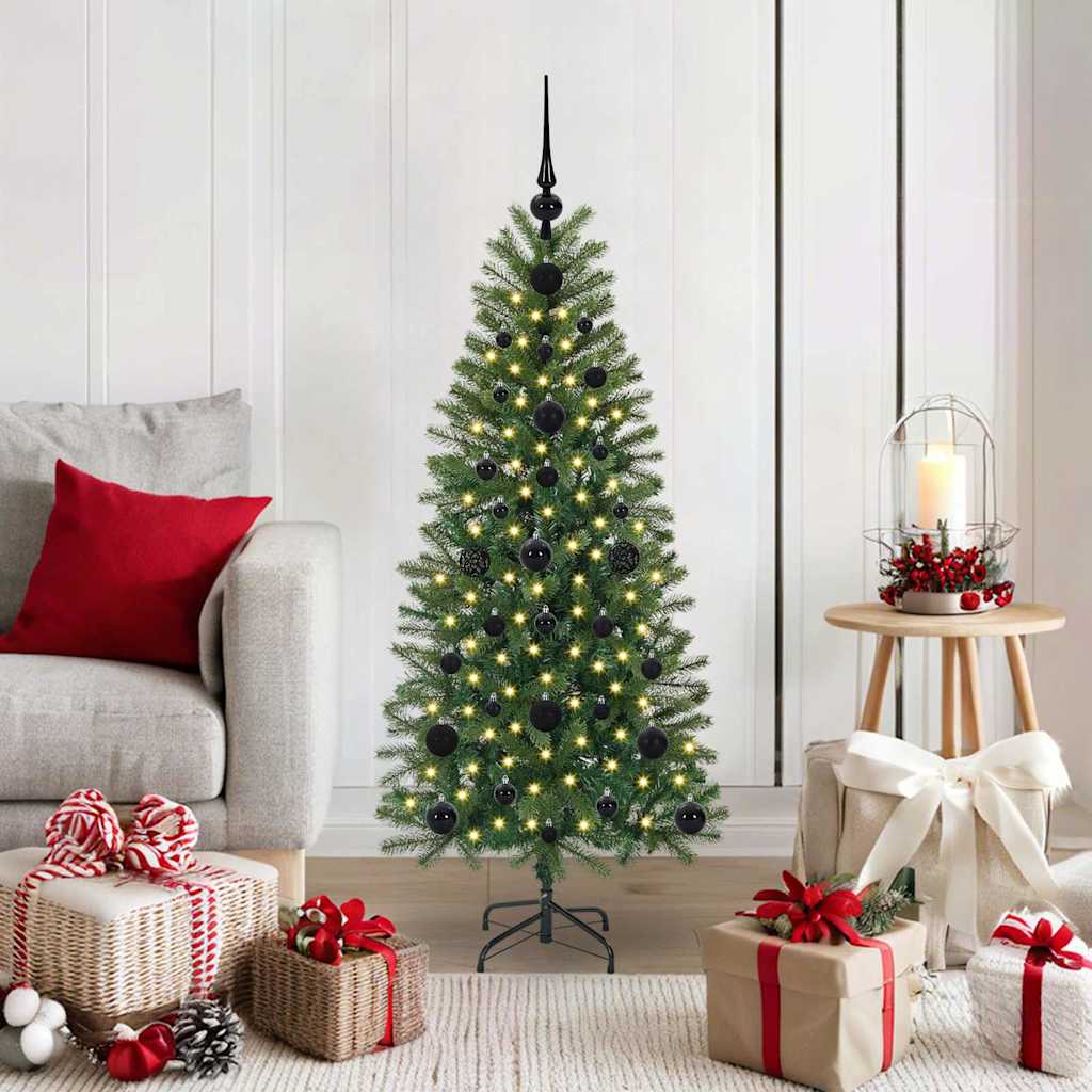 Kunstkerstboom met 150 LED met standaard Groen 120 cm PE en PVC is nu te koop bij PeponiXL, paradijselijk wonen!