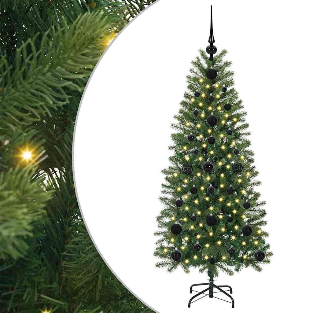 Kunstkerstboom met 150 LED met standaard Groen 120 cm PE en PVC is nu te koop bij PeponiXL, paradijselijk wonen!