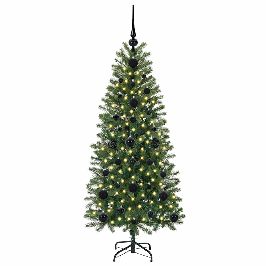 Kunstkerstboom met 150 LED met standaard Groen 120 cm PE en PVC is nu te koop bij PeponiXL, paradijselijk wonen!