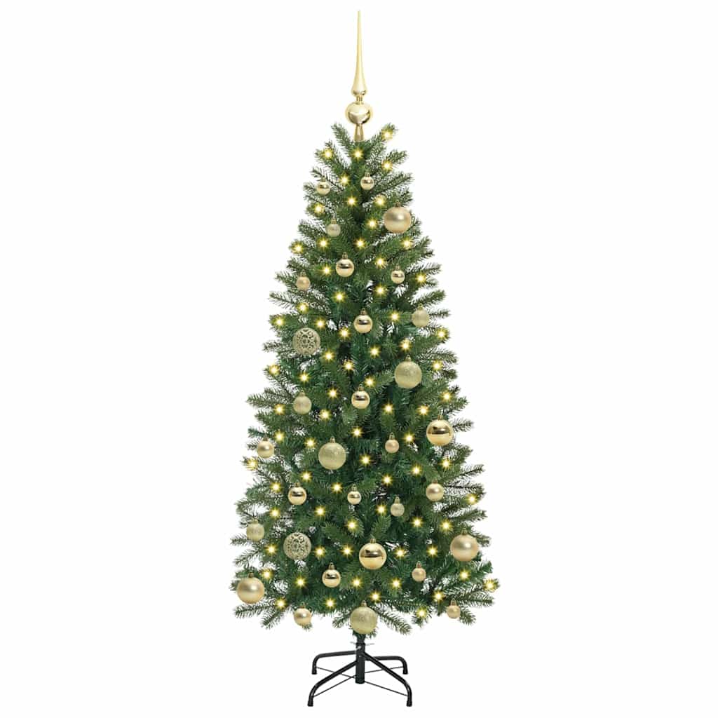 Kunstkerstboom met 150 LED met standaard Groen 120 cm PE en PVC is nu te koop bij PeponiXL, paradijselijk wonen!