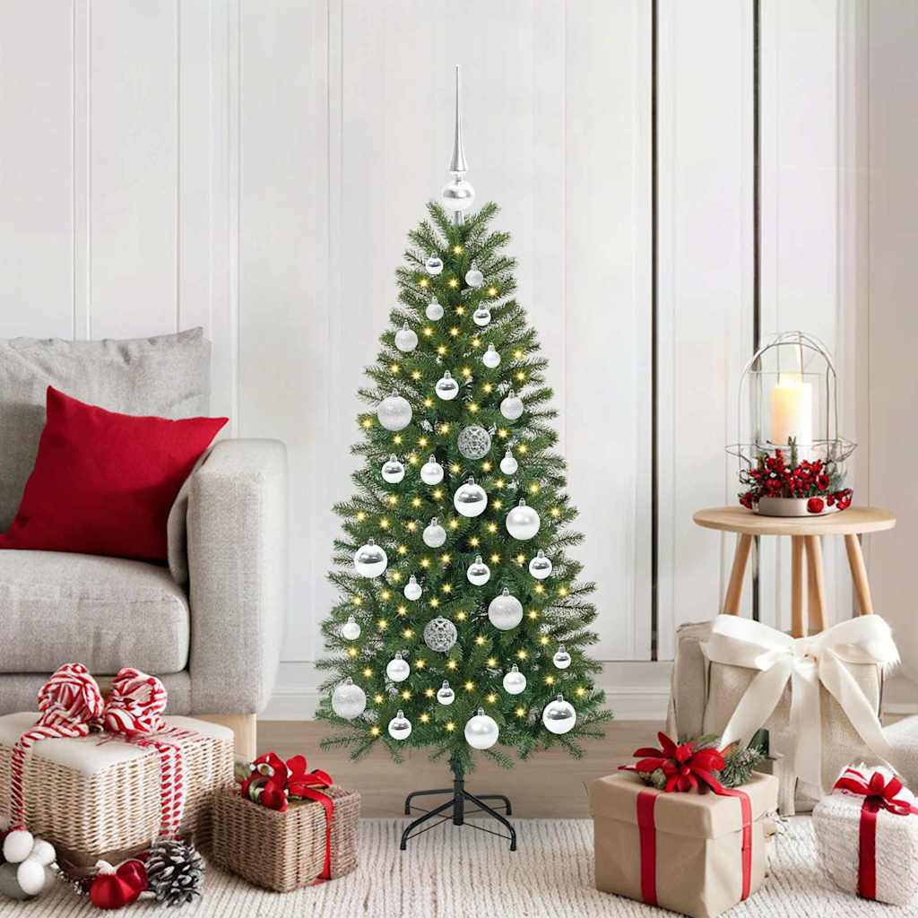 Kunstkerstboom met 150 LED met standaard Groen 120 cm PE en PVC is nu te koop bij PeponiXL, paradijselijk wonen!