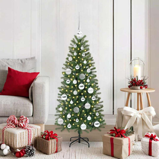Kunstkerstboom met 150 LED met standaard Groen 120 cm PE en PVC is nu te koop bij PeponiXL, paradijselijk wonen!