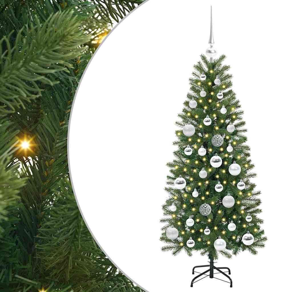 Kunstkerstboom met 150 LED met standaard Groen 120 cm PE en PVC is nu te koop bij PeponiXL, paradijselijk wonen!