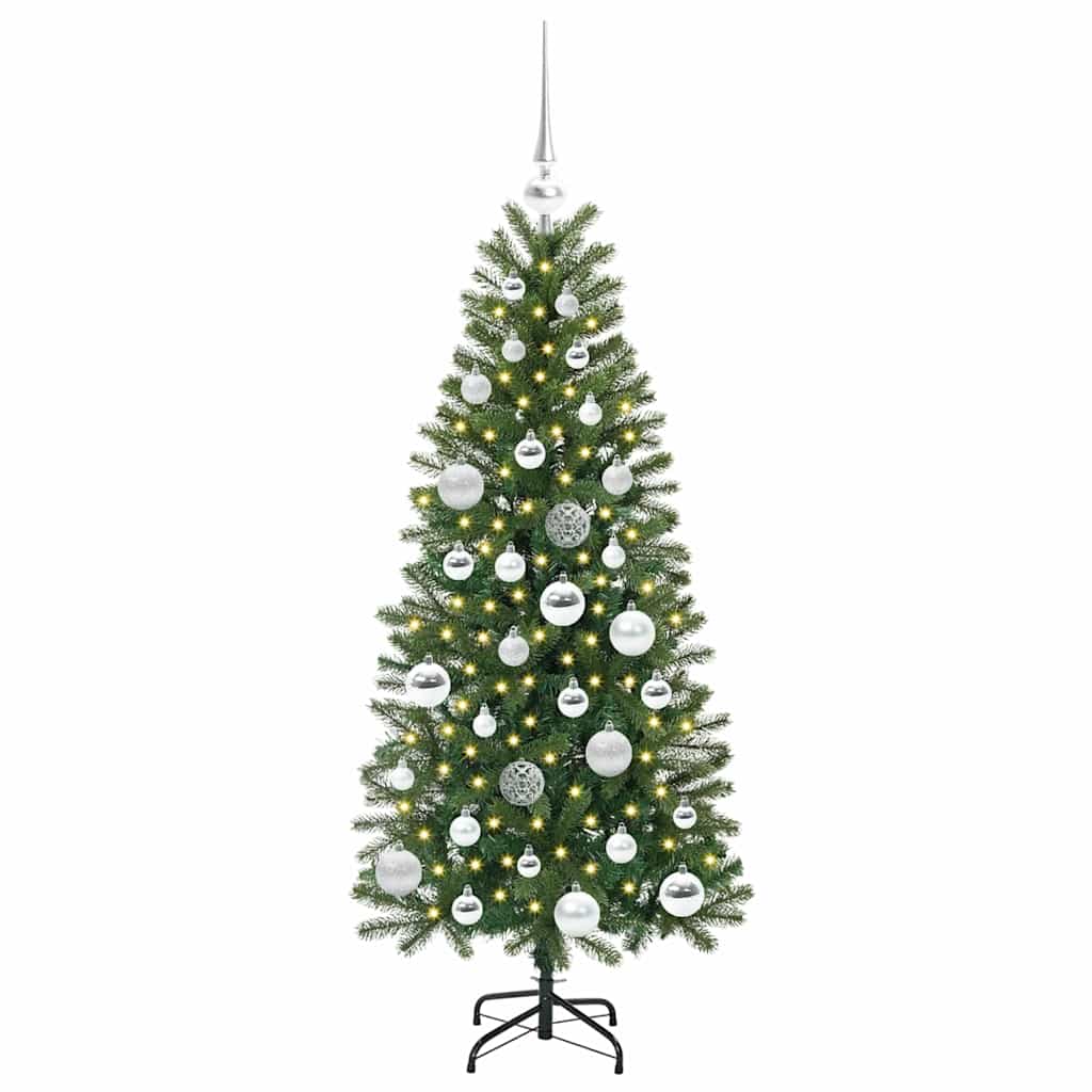 Kunstkerstboom met 150 LED met standaard Groen 120 cm PE en PVC is nu te koop bij PeponiXL, paradijselijk wonen!