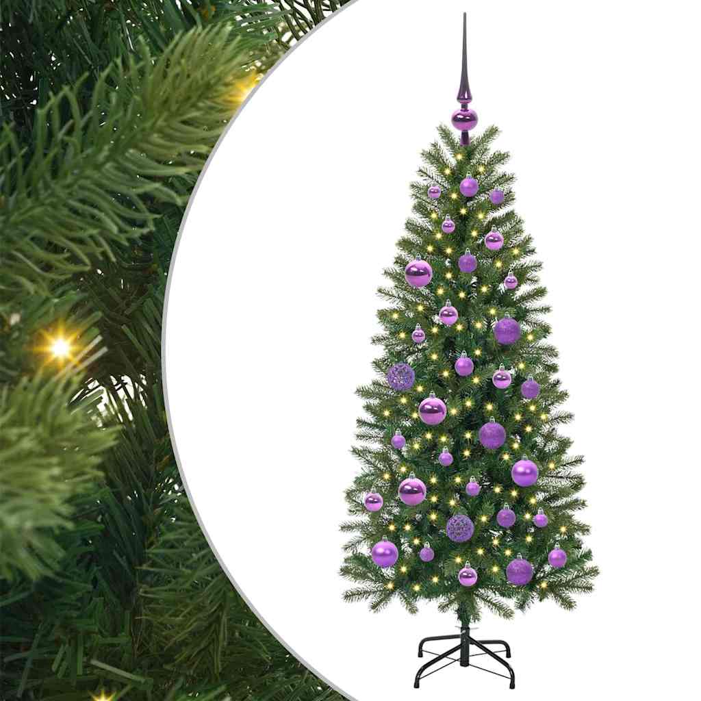 Kunstkerstboom met 150 LED met standaard Groen 120 cm PE en PVC is nu te koop bij PeponiXL, paradijselijk wonen!