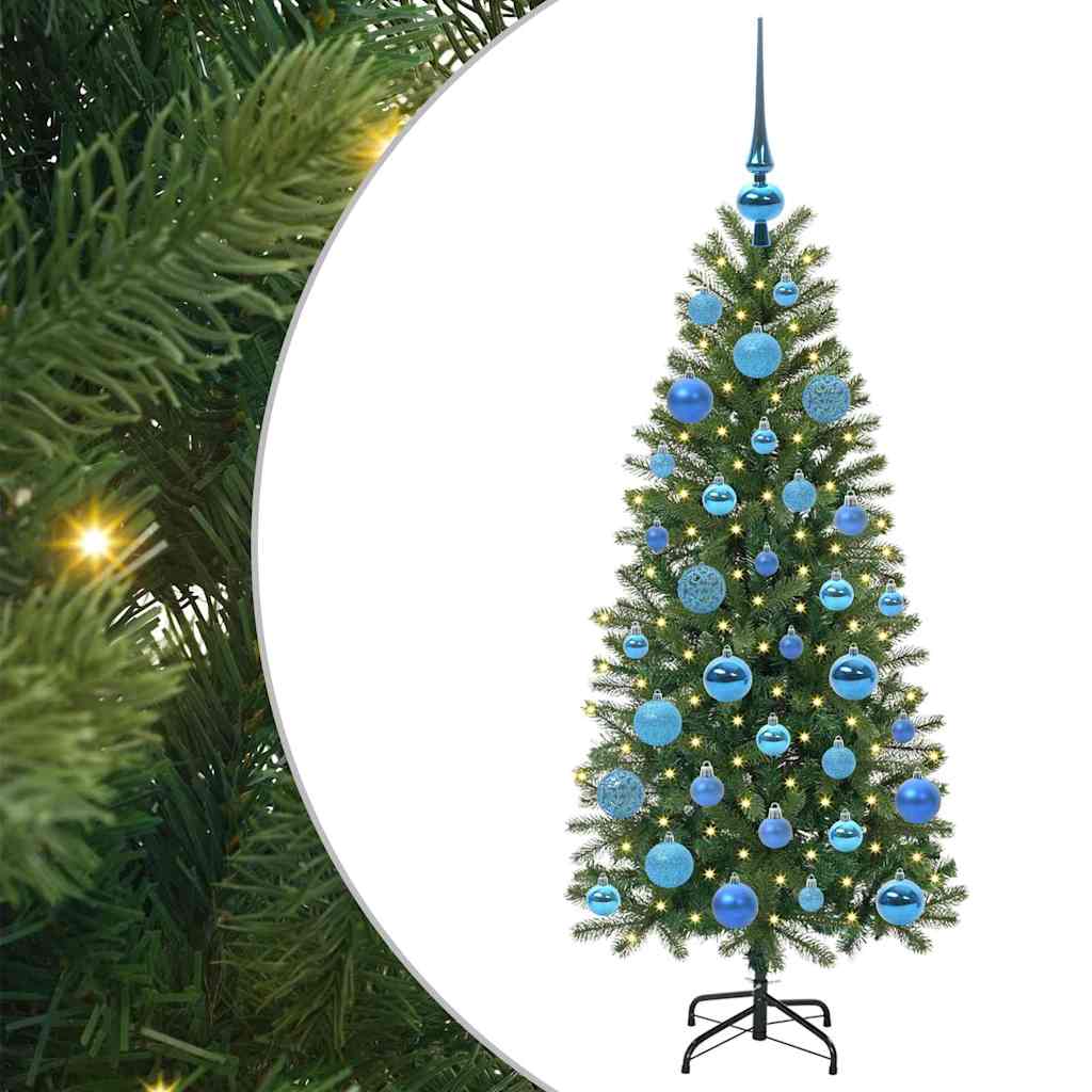 Kunstkerstboom met 150 LED met standaard Groen 120 cm PE en PVC is nu te koop bij PeponiXL, paradijselijk wonen!