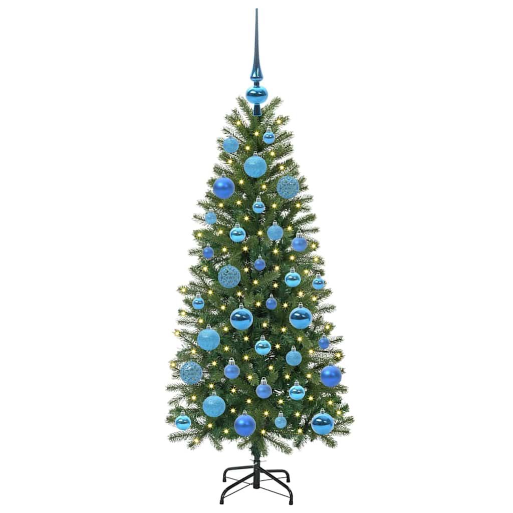 Kunstkerstboom met 150 LED met standaard Groen 120 cm PE en PVC is nu te koop bij PeponiXL, paradijselijk wonen!