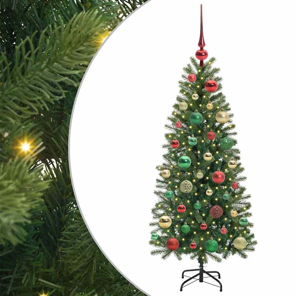 Kunstkerstboom met 150 LED met standaard Groen 120 cm PE en PVC is nu te koop bij PeponiXL, paradijselijk wonen!