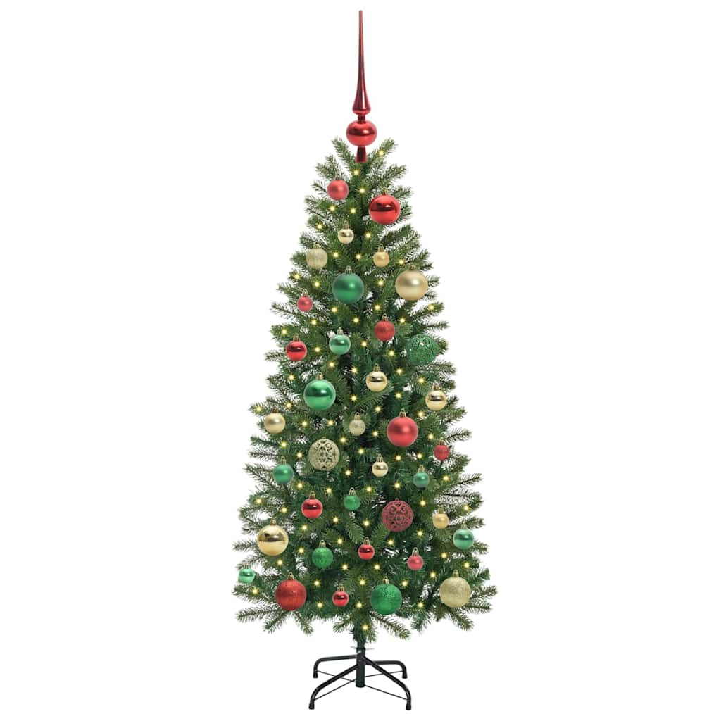 Kunstkerstboom met 150 LED met standaard Groen 120 cm PE en PVC is nu te koop bij PeponiXL, paradijselijk wonen!