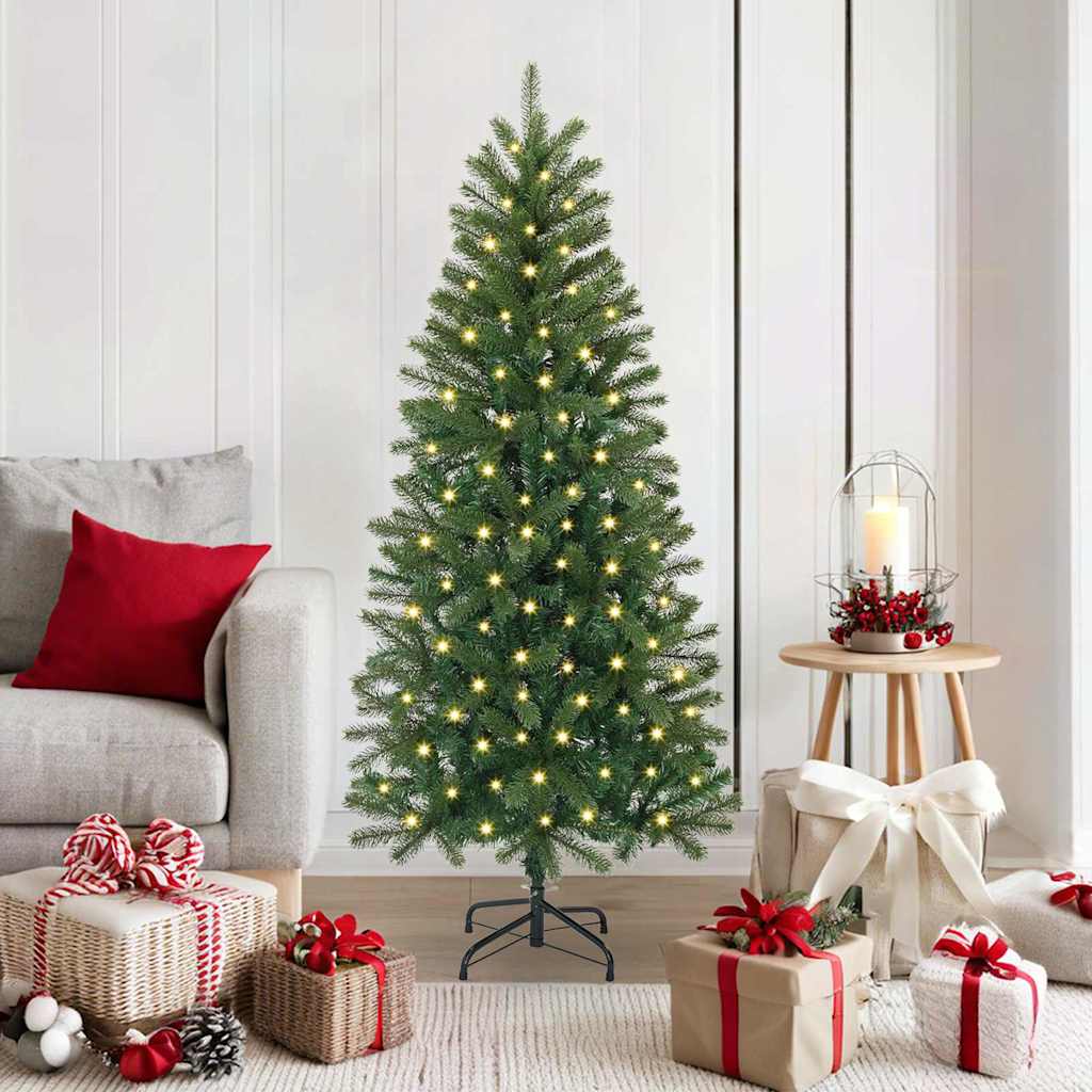 Kunstkerstboom met 150 LED met standaard Groen 150 cm PE en PVC is nu te koop bij PeponiXL, paradijselijk wonen!