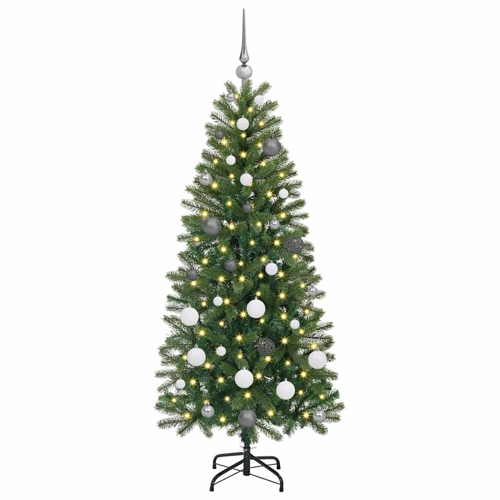 Kunstkerstboom met 150 LED met standaard Groen 150 cm PE en PVC is nu te koop bij PeponiXL, paradijselijk wonen!