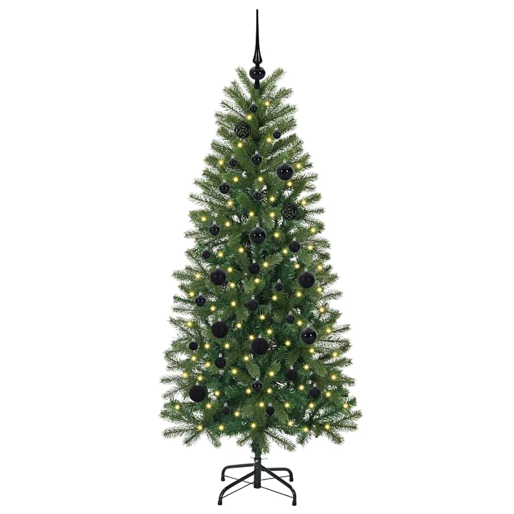 Kunstkerstboom met 150 LED met standaard Groen 150 cm PE en PVC is nu te koop bij PeponiXL, paradijselijk wonen!