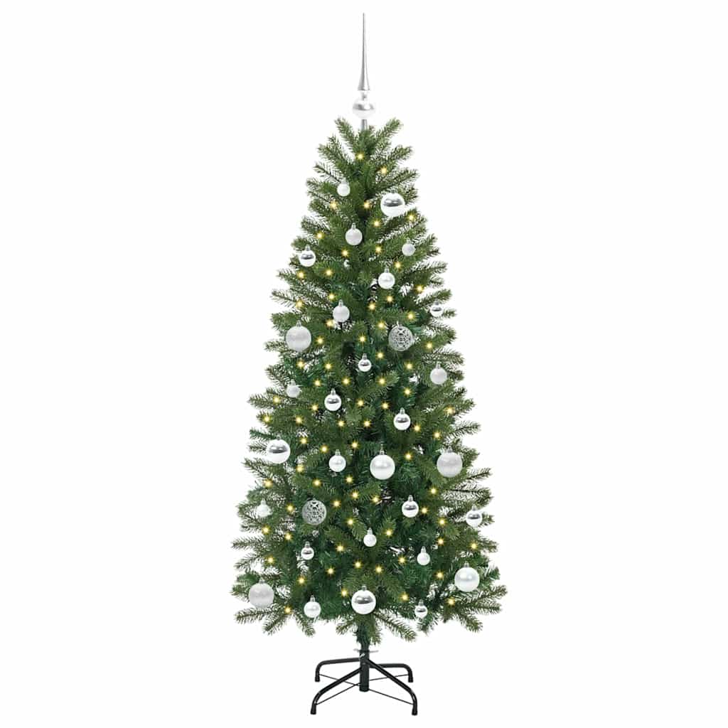 Kunstkerstboom met 150 LED met standaard Groen 150 cm PE en PVC is nu te koop bij PeponiXL, paradijselijk wonen!