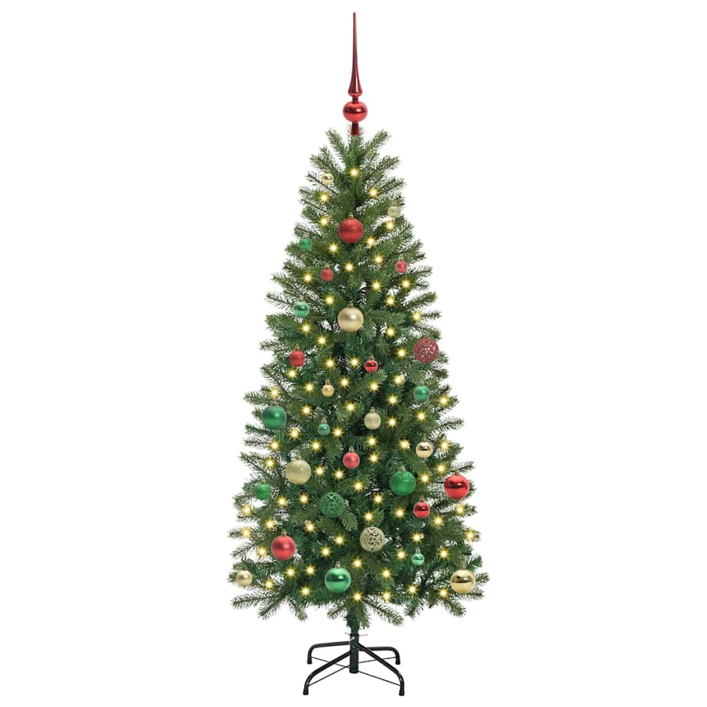 Kunstkerstboom met 150 LED met standaard Groen 150 cm PE en PVC is nu te koop bij PeponiXL, paradijselijk wonen!