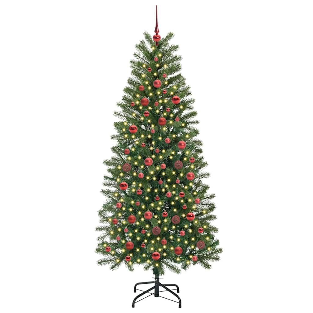 Kunstkerstboom met 300 LED met standaard Groen 180 cm PE en PVC is nu te koop bij PeponiXL, paradijselijk wonen!