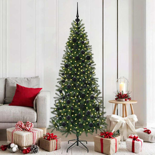 Kunstkerstboom met 300 LED met standaard Groen 180 cm PE en PVC is nu te koop bij PeponiXL, paradijselijk wonen!