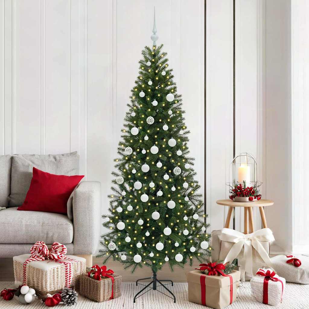 Kunstkerstboom met 300 LED met standaard Groen 180 cm PE en PVC is nu te koop bij PeponiXL, paradijselijk wonen!