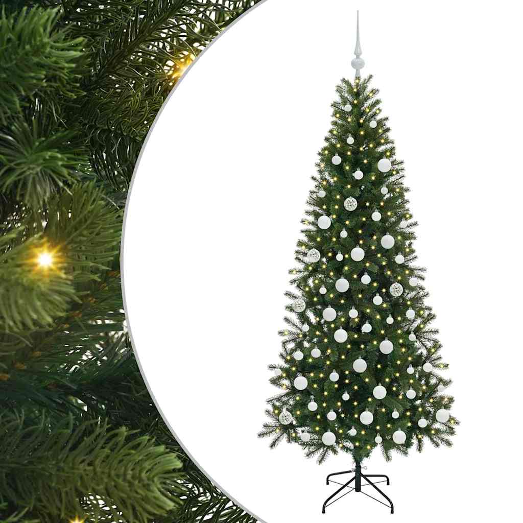 Kunstkerstboom met 300 LED met standaard Groen 180 cm PE en PVC is nu te koop bij PeponiXL, paradijselijk wonen!