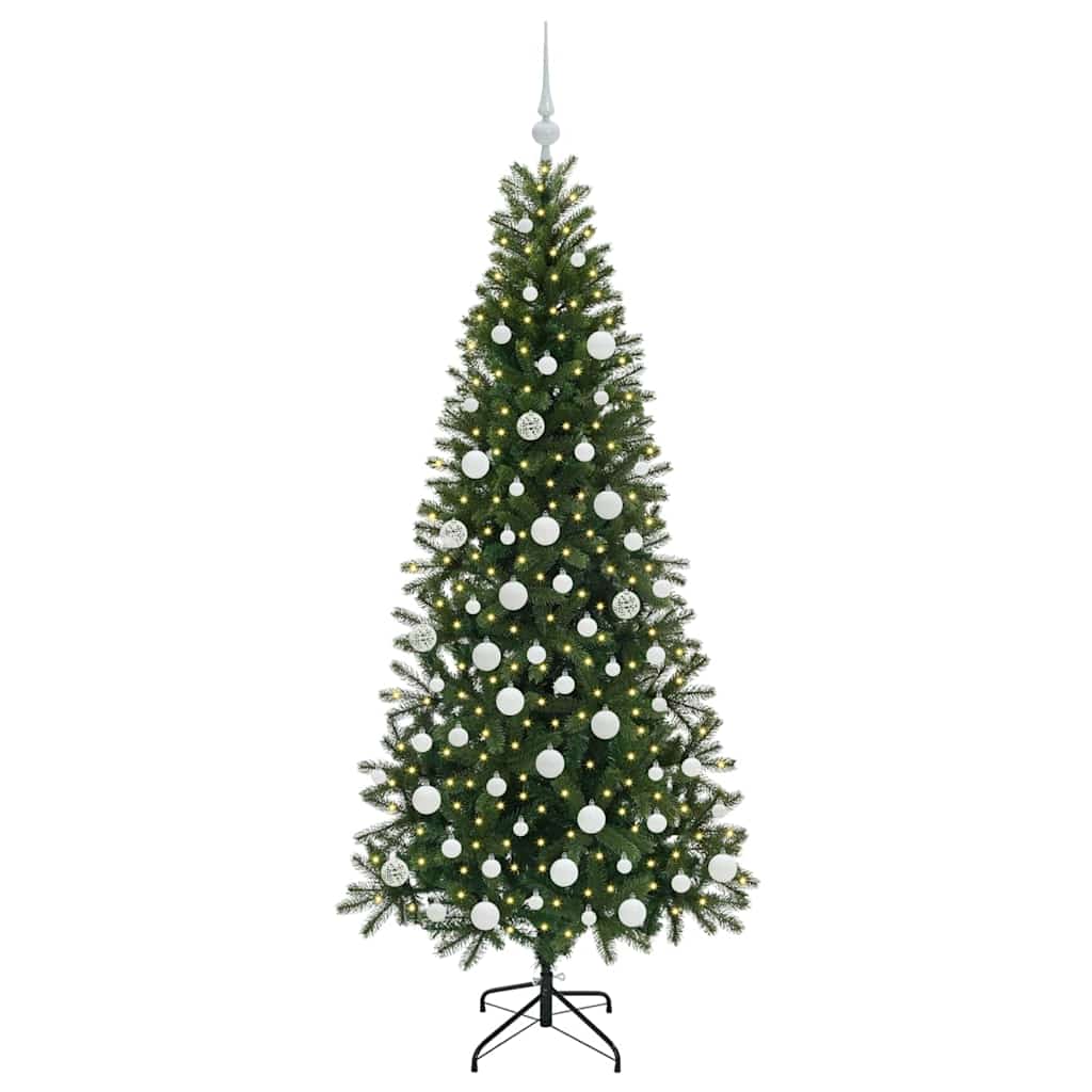 Kunstkerstboom met 300 LED met standaard Groen 180 cm PE en PVC is nu te koop bij PeponiXL, paradijselijk wonen!