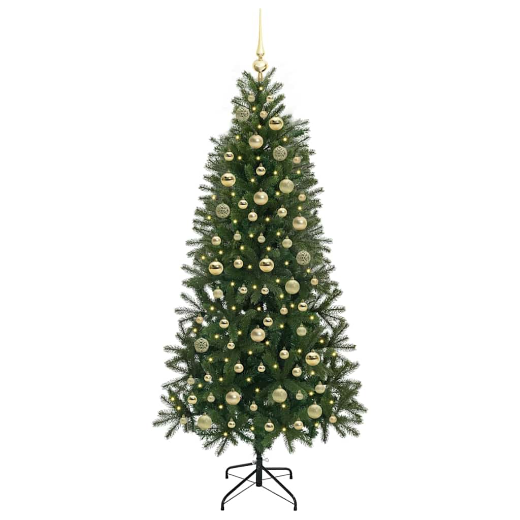 Kunstkerstboom met 300 LED met standaard Groen 180 cm PE en PVC is nu te koop bij PeponiXL, paradijselijk wonen!