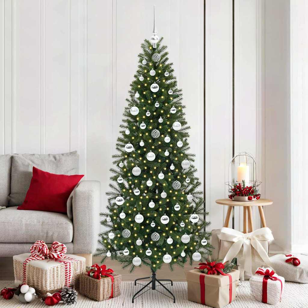 Kunstkerstboom met 300 LED met standaard Groen 180 cm PE en PVC is nu te koop bij PeponiXL, paradijselijk wonen!