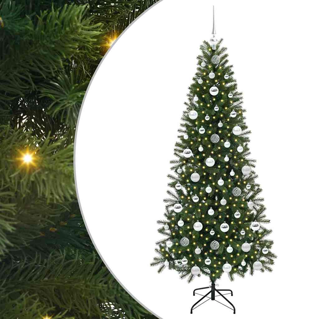 Kunstkerstboom met 300 LED met standaard Groen 180 cm PE en PVC is nu te koop bij PeponiXL, paradijselijk wonen!