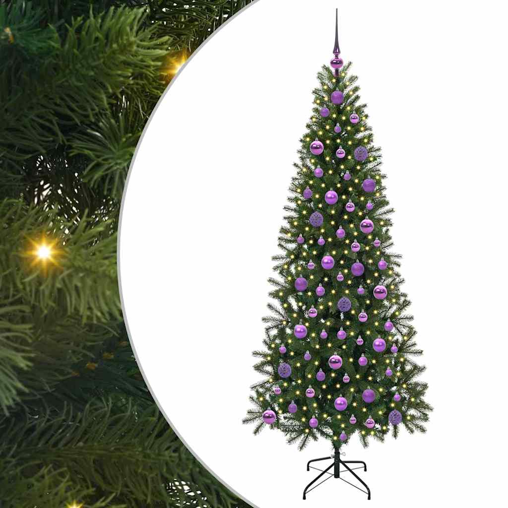 Kunstkerstboom met 300 LED met standaard Groen 180 cm PE en PVC is nu te koop bij PeponiXL, paradijselijk wonen!