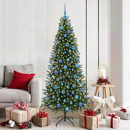 Kunstkerstboom met 300 LED met standaard Groen 180 cm PE en PVC is nu te koop bij PeponiXL, paradijselijk wonen!
