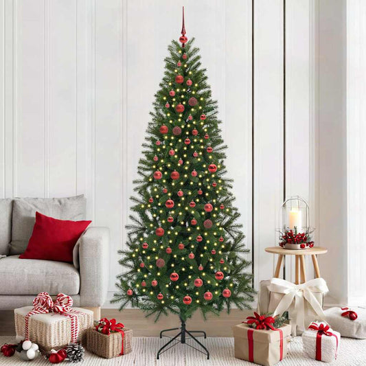 Kunstkerstboom met 300 LED met standaard Groen 210 cm PE en PVC is nu te koop bij PeponiXL, paradijselijk wonen!
