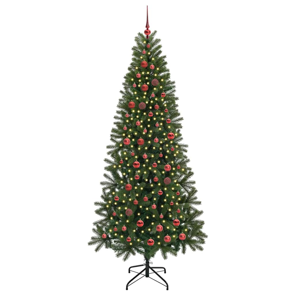 Kunstkerstboom met 300 LED met standaard Groen 210 cm PE en PVC is nu te koop bij PeponiXL, paradijselijk wonen!